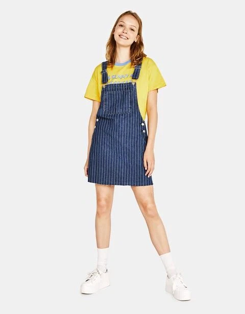 Bershka shop striped dress