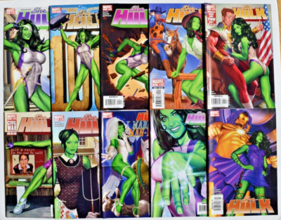 SHE-HULK (2005) 35 ISSUE COMIC RUN #1,3-7,9-26,28-38 MARVEL COMICS