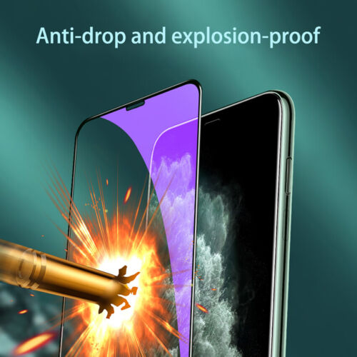 Anti-Blue Light For iPhone 15 14 13 12 11 Pro Max Screen Protector - Picture 9 of 9