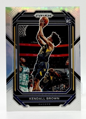 2022-23 Panini Prizm Silver #225 Kendall Brown RC Indiana Pacers