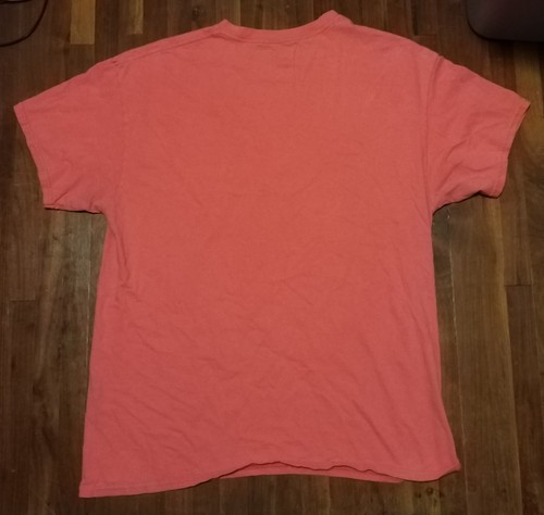 T-shirt da uomo 3FORTY INC Trippin Smiley Face viola effetto invecchiato taglia L - Foto 2 di 2