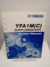 1999 Yamaha ATV Supplementary Service Manual YFA1M(C) First Edition June 1999