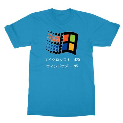 Vaporwave Japanese Aesthetic, Windows 95 Kawaii Men's T-Shirt | eBay