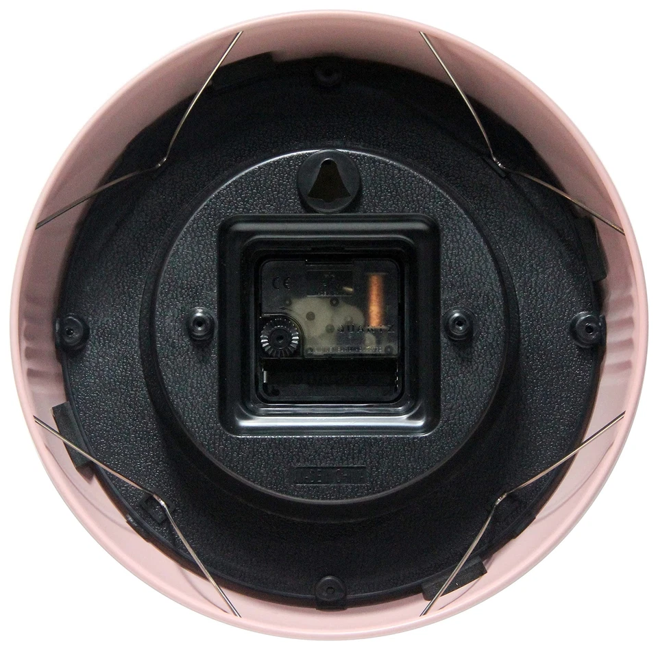 Infinity Instruments LTD. Retro 9 inch Silent Sweep Non-Ticking Mid Century M... - Image 3 of 4