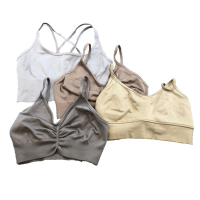 Teveo Timeless Scrunch V Shape Statement Sports Bra Lot Womens Small Workout