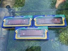 Lot of 3 ExactRail HO Gunderson 5200 Boxcar Burlington Northern santa fe Express