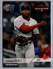 2018 Topps Now #PS-11 Eduardo Nunez Boston Red Sox