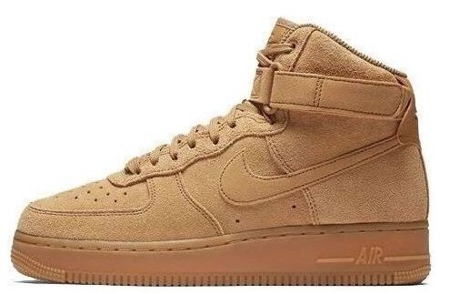 Женские кроссовки Nike Air Force 1 HI SE Elemental Gold/Элементальное золото (860544 700)
