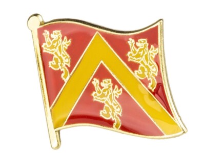 Anglesey County Flagge Emaille Anstecknadel Abzeichen (UK-VERKÄUFER - KOSTENLOSER UK-VERSAND) 