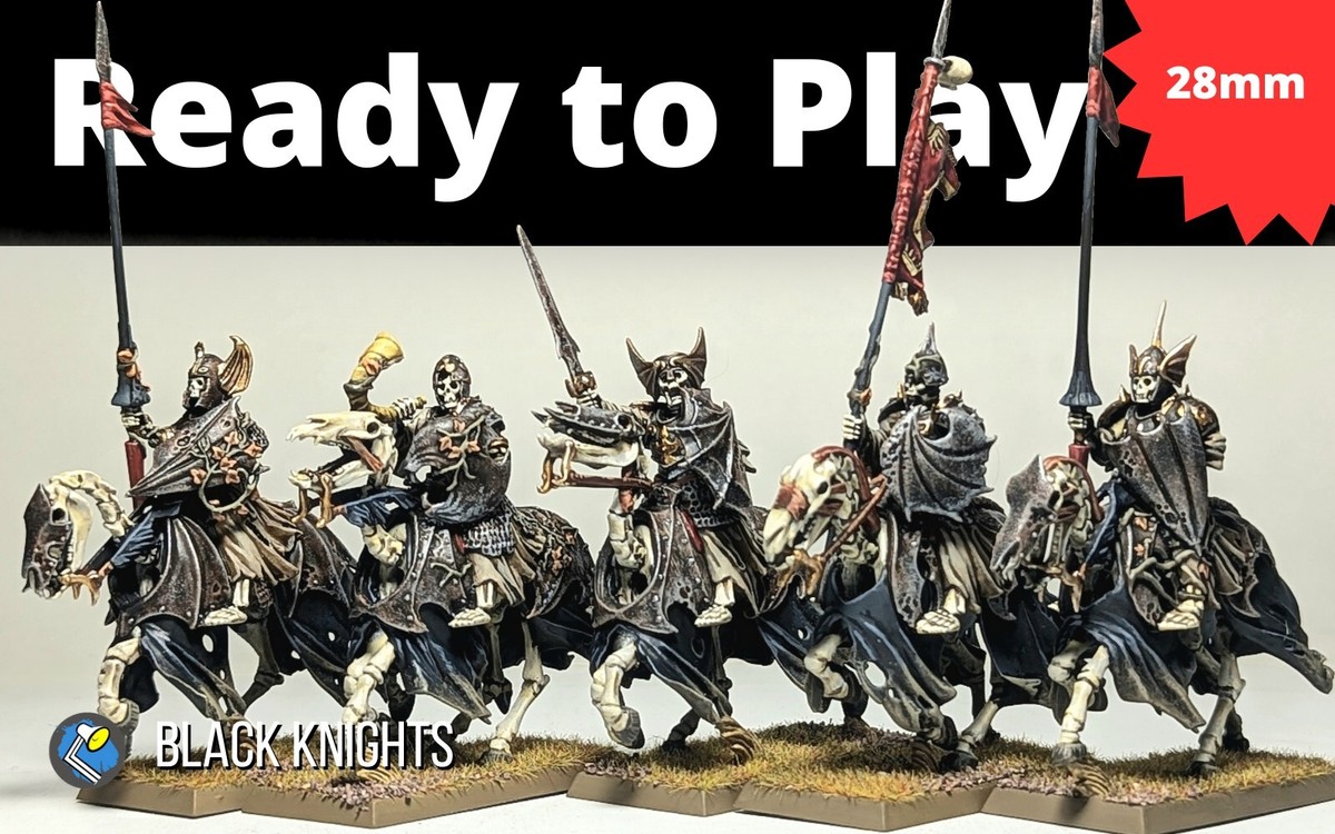 Painted Games Workshop Black Knights Warhammer Fantasy Age Of
