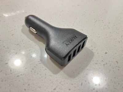 AUKEY 54W 4-port USB Car Charger with Quick Charge 3.0