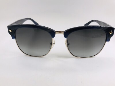 New MCM 604S 738 Blue & Grey Marble Sunglasses with Case  display picture 3