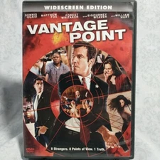 Vantage Point (DVD, 2008, Widescreen) SWB Combined Shipping