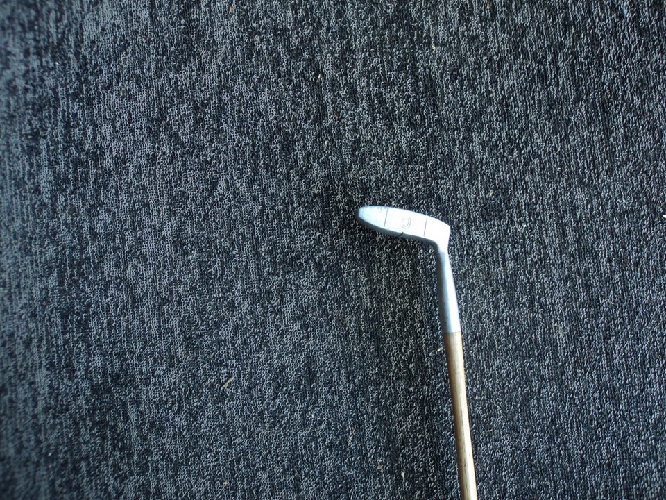 Otey Crisman 270 H Putter Hickory Wood Shaft 35.5” Left Handed Mallet
