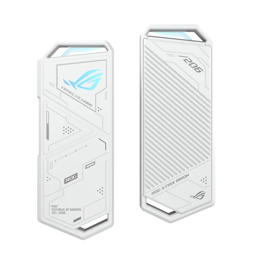 ASUS Rog Strix Arion White M.2 Nvme-Ssd-Gehäuse (USB 3.2 GEN2 Tipo C, Bianco)