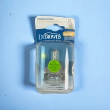Dr. Brown's Standard Nipples Natural Flow Level 3 6m+, 2 Ct Dr Browns