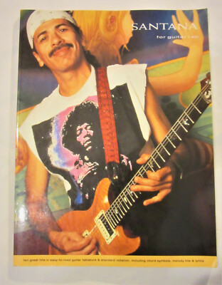 SANTANA für Gitarrenlasche - Partito, Noten, Partitur, Notenbuch, Songbook