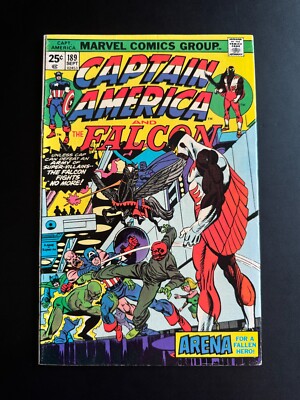 Captain America #189 - Arena for a Fallen Hero! (Marvel, 1975) Fine/VF