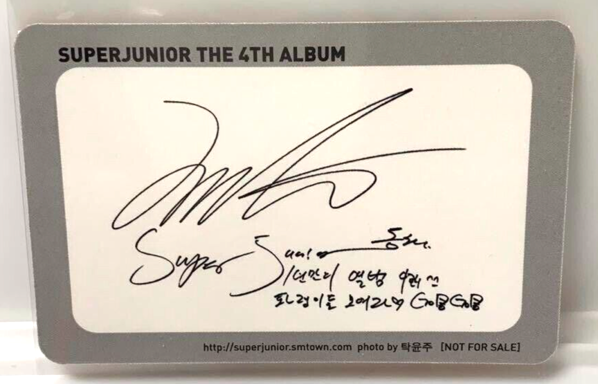 SUPER JUNIOR DONGHAE BONAMANA KOREA ver. B Official Photocard | eBay