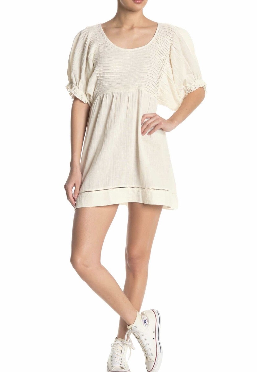 People Elsie White Tunic XSmall Baby Doll Dress Ob1099416 1100 for sale  online | eBay