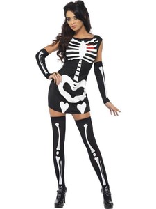 robe squelette halloween