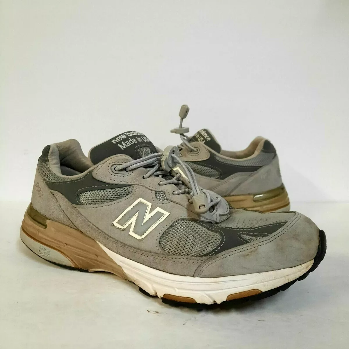 New Balance 993 Grey Mens Size 10.5 2E Shoes Sneakers MR993GL Made