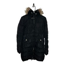 Parajumpers Women’s Small Black Down Filled Hooded Parka Jacket