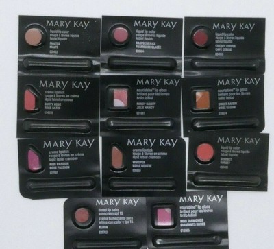 Mary Kay Lipstick Samples Lip Gloss Lip Color Sample Lot Free Ship Ebay