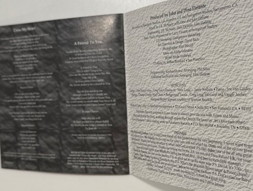 OP Greg Long “Cross My Heart” 1994 Myrrh CD w/Margaret Becker Duet “How Long”! - Picture 7 of 7
