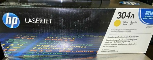 HP CC532A 304A Toner Cartridge - Yellow