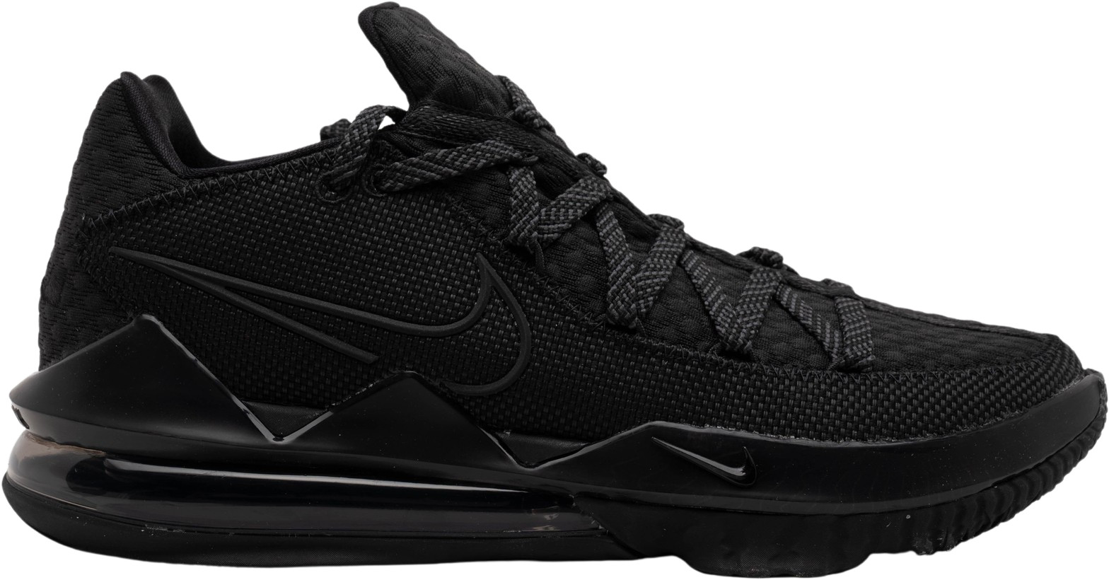 シューズ(男性用) Nike Lebron 17 low \"Black Red Dark Gray NEW Nike Lebron 17 XVII Low “Bred/Black Red” Basketball
