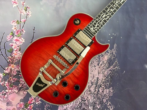 JAZZ Electric guitar Quilted maple top HHH pickup Rosewood fingerboard 22 Frets