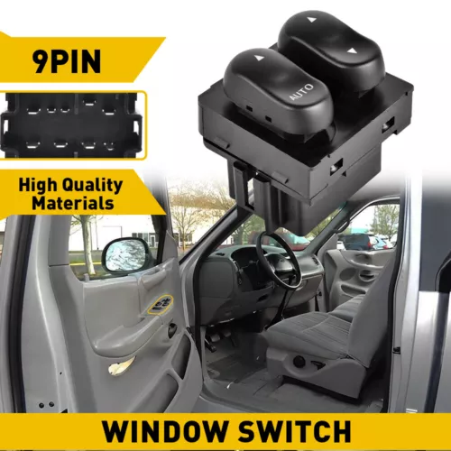 For Ford F150 F250 F350 1999-2002 Driver Master Power Window Switch XL3Z14529AA - Picture 2 of 19