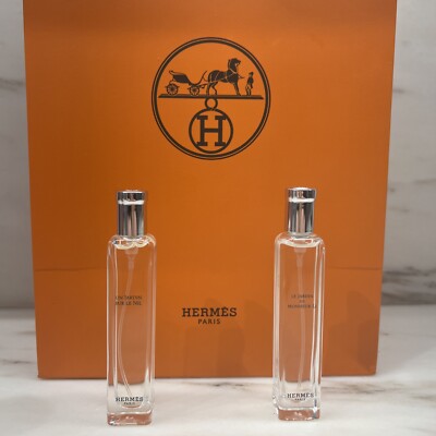 🧡HERMES La Collection des Parfums JARDINS SET 2 x .50 Oz Spray