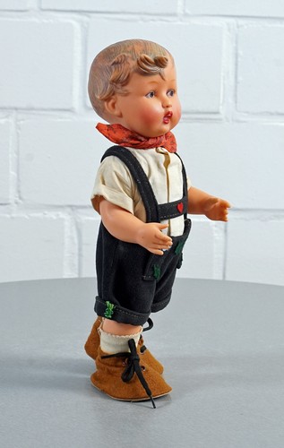 Paar Hummel Puppen Figuren Pärchen 29 cm in original Kleidung Vintage 1960er J. - Picture 8 of 12