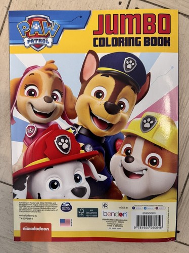 NEW Paw Patrol Jumbo Coloring Book Pups Living The Dream - Picture 2 of 6