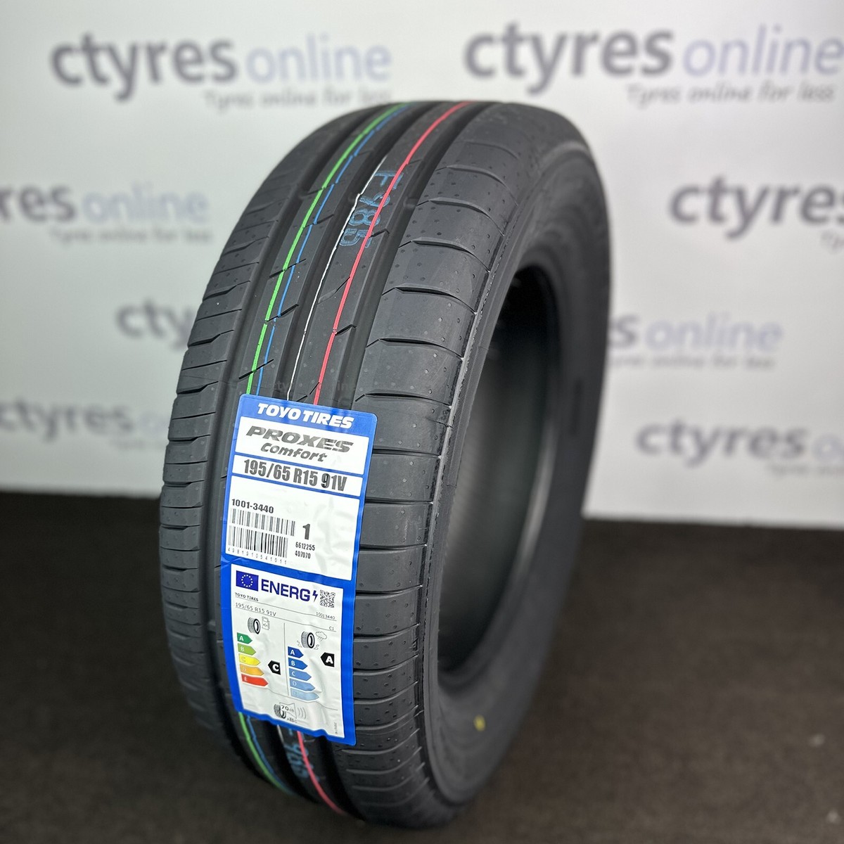 2X New 195 65 15 Toyo Proxes Comfort 91V 195/65R15 *C/A RATED* (2