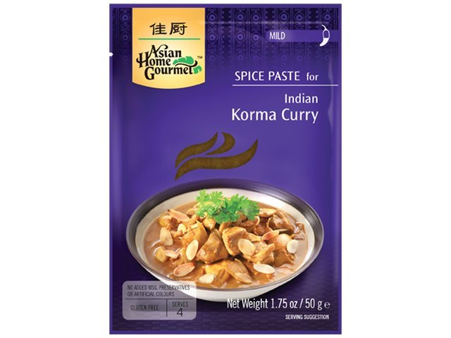Indian Korma Curry Paste gewürzpaste -mit Rezept- indisch Kochen leicht 50g