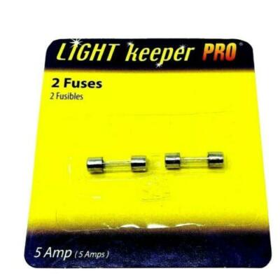 Light Keeper Pro - 1 Pack of 2 Christmas Light String Fuses - 5 Amp