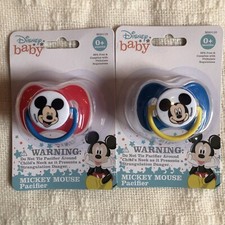 Disney Baby 2Pack of New Mickey Mouse Pacifiers For Newborns 0-3 months BPA Free