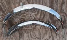 Chrome Gothic Bicycle FENDERS 26" x 1.75" Wheel Tire Spaceliner CWC Cruiser Bike