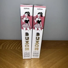 Two New BUXOM Full-On Plumping Lip Polish Gloss Sophia 0.15 oz