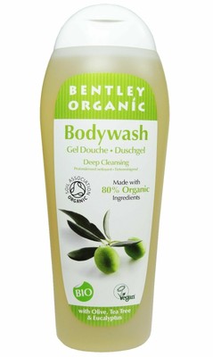 Bentley Organic deep cleansing Body wash - olive&tea tree 12x 250ml (843389000106)
