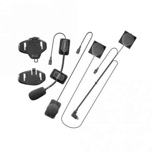 Interphone Bluetooth Headset Kit Flat Jack Speaker & 2 Microphones eBay