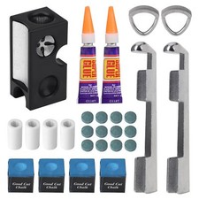 25pcs Pool Cue Repair Kit 1 8in1 Pool Cue Tips Repair Tool 2 Pool Cue Tip Cla...