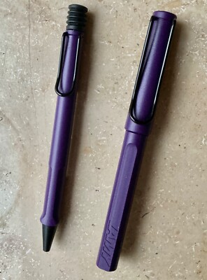 ***RARE!*** LAMY Safari Dark Lilac Pen + Scooter, Special Edition