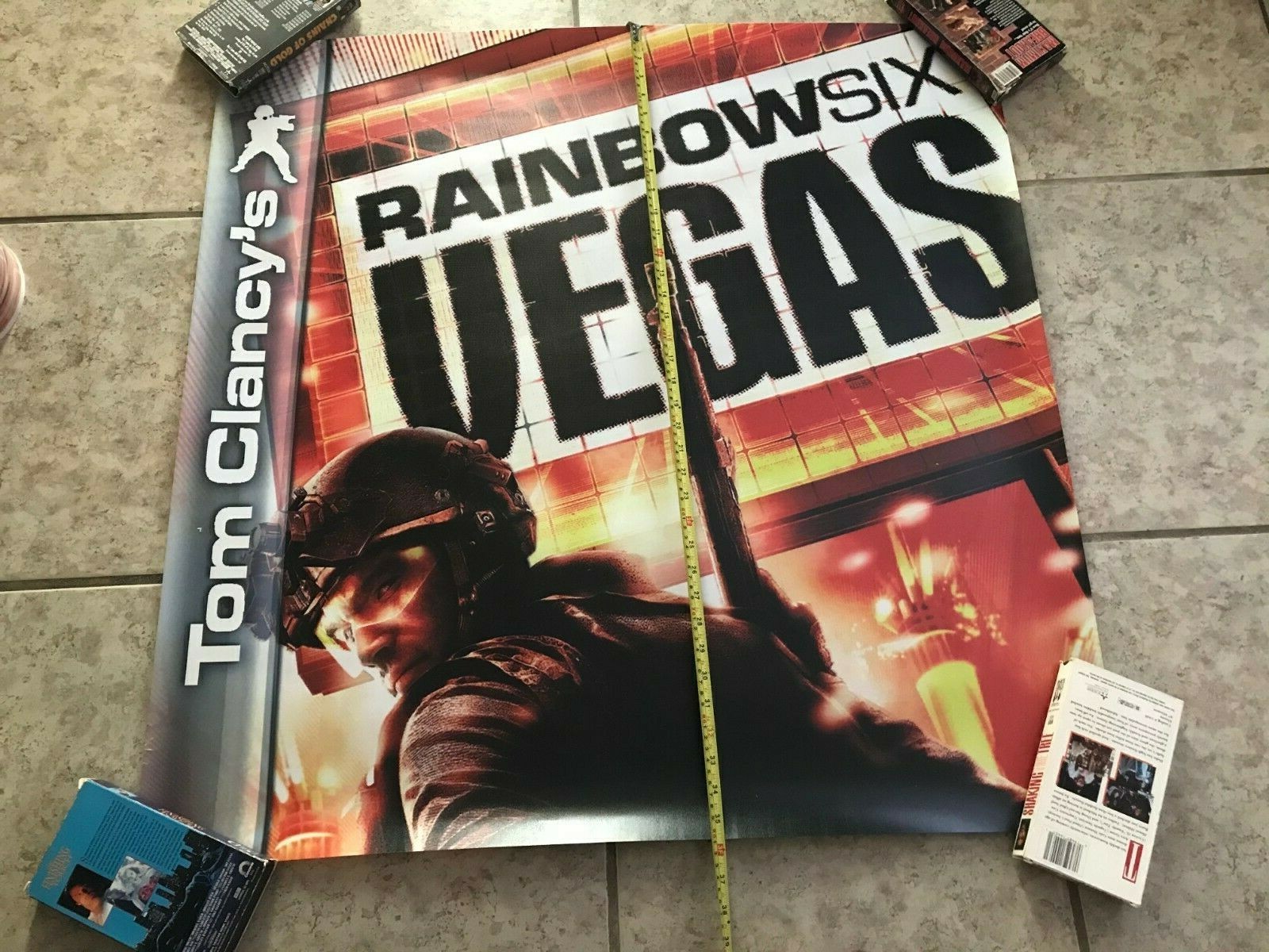 Tom Clancy's Rainbow Six Vegas Video Game Store 3x3 feet Poster translucent  | eBay
