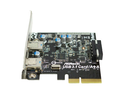 ASRock USB 3.1 Card / A+A 052R001-00048 80-CXG4W0-1A01 YD-E