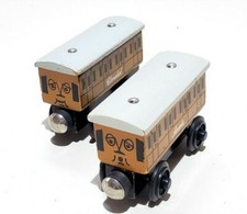 1996 Thomas The Tank Wooden Railway Trains Annie  Clarabel Britt Allcroft