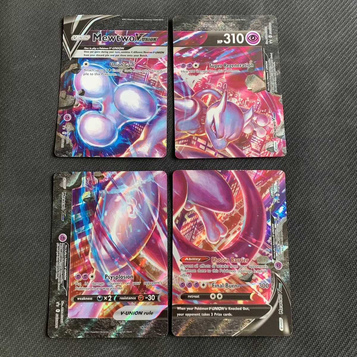  Pokemon - Mewtwo V -SWSH229 - Full Art - Black Star Promo - Pokemon  Go : Toys & Games